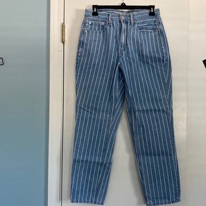 American Eagle pinstriped jeans